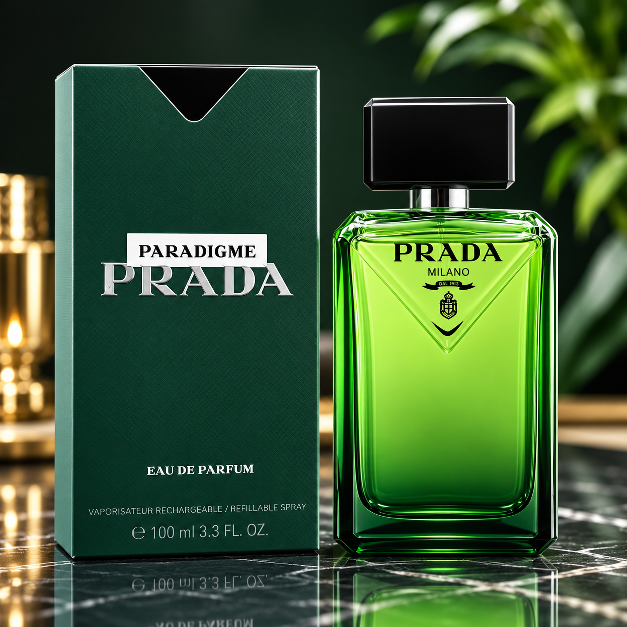 Prada Paradigme Eau de Parfum Spray 100ml / 3.3 FL OZ Unisex Fragrance
