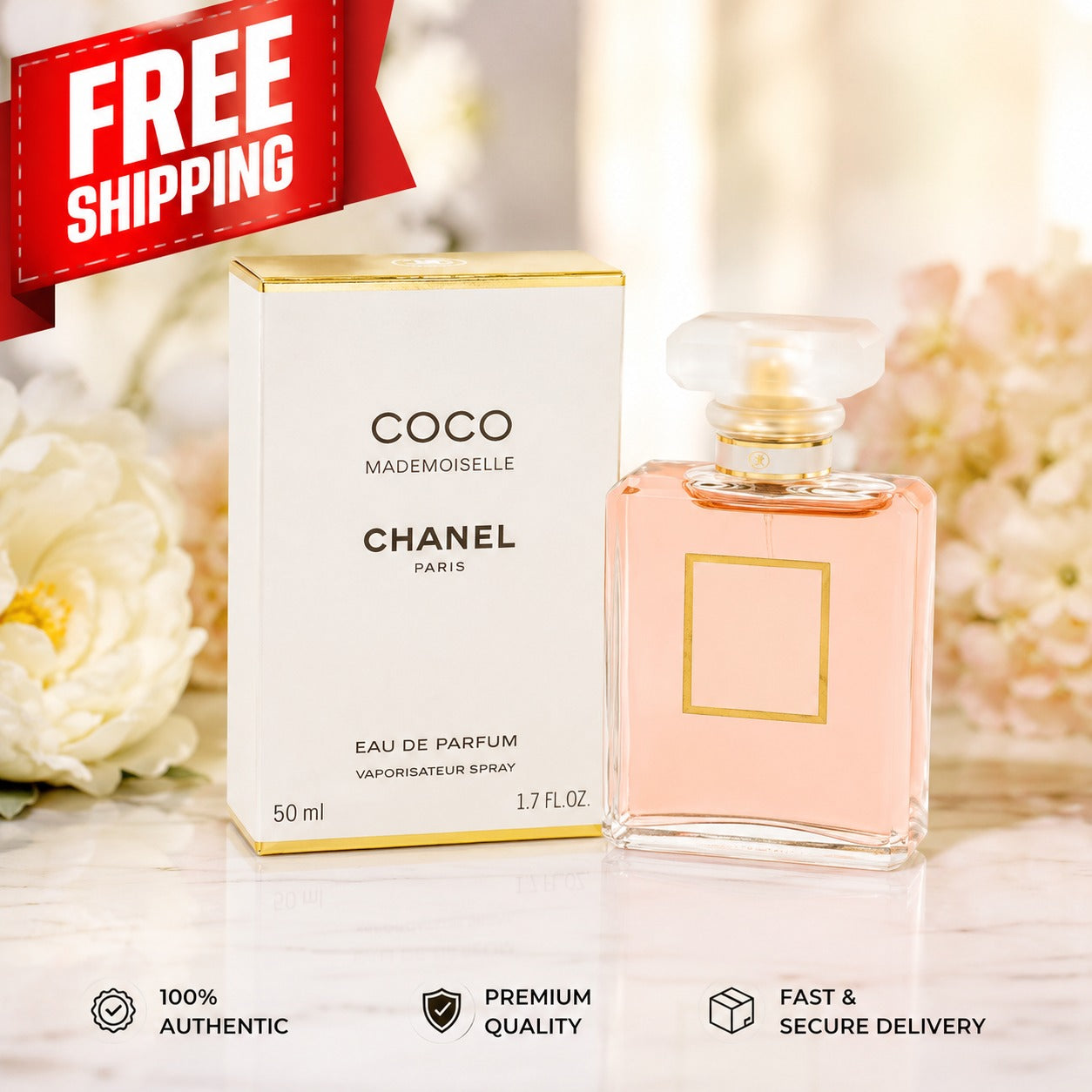 Chanel Coco Mademoiselle Eau de Parfum Spray 50ml for Women