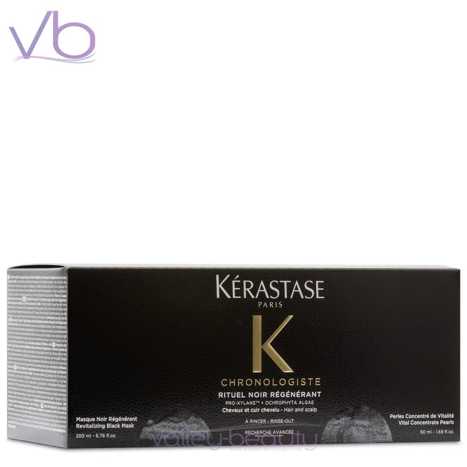 Kérastase Chronologiste Rituel Noir Régénérant Caviar Pearls Hair Treatment
