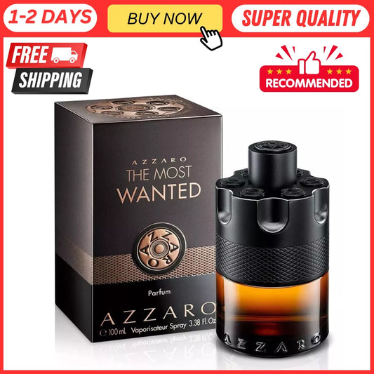 Azzaro The Most Wanted Parfum for Men – Long Lasting Luxury Fragrance 100ml (3.38 Fl Oz)
